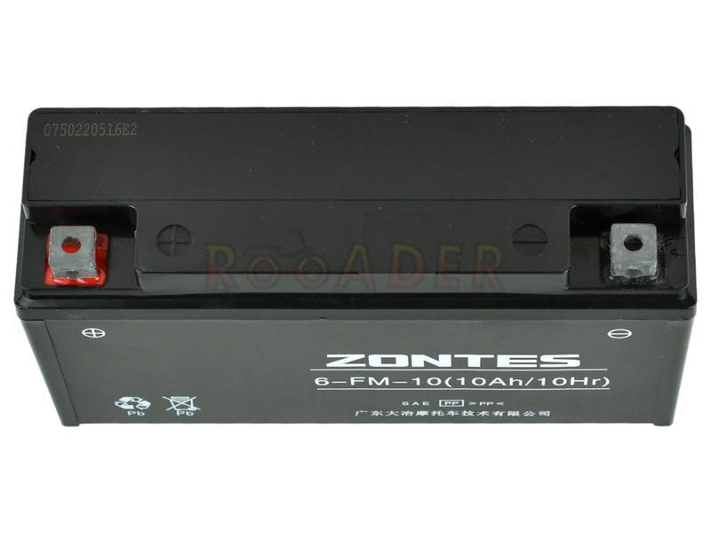 Akumulator 6-FM-10 - 12V 10Ah - ZONTES ZT125-G1, ZT125-GK, ZT125-U ...