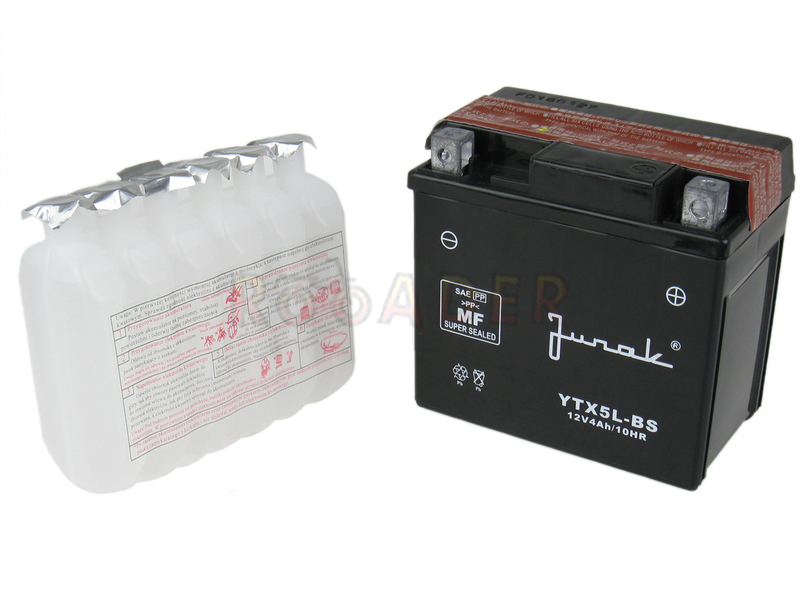 BATTERIE YTX5L-BS 12 V 4 AH KYMCO Agility 4T R12 50 4T 2007 2008