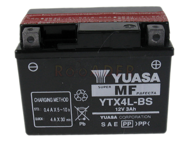 Ytx4l bs аккумулятор обслуживание