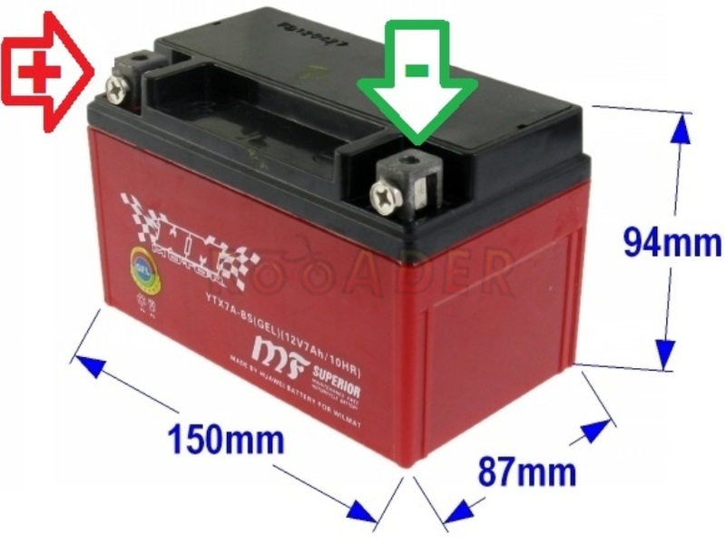 Ytx7a bs аккумулятор обслуживание