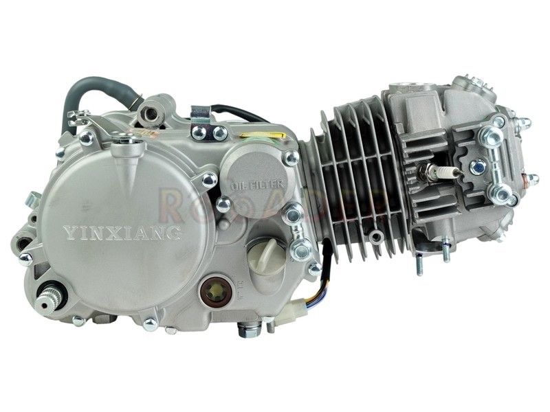 Silnik typ YX150, W150 - 150cm3, 4 biegi, manualny, srebrny - do