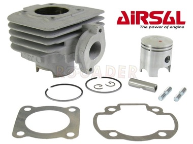 Cylinder SUZUKI AD, AE, AP, AH Adress, AY Katana, Estilete 50 2T A/C; TGB 101 Orion, Tryton, 303, Akros, R50X; APRILIA Habana, Mojito; MORINI A/C - 50cm3, Ø41,00mm, sworzeń 10mm, NICASIL
