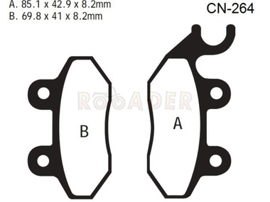 Klocki hamulcowe CN-264 (FA264, MCB684) - PEUGEOT, TGB, SYM
