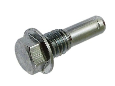 Śruba rolki prowadzącej łańcuch rozrządu silnika 139/147/152FMB (gwint M8 / długość 22mm/28mm z trzpieniem / na klucz 10mm z kołnierzem)