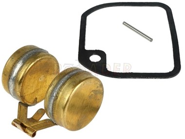Pływak gaźnika + uszczelka i oś SIMSON S50, S51, S70, SR50, SR80, KR51 Schwalbe - do gaźników typu 16N1, 16N3 i 19N1