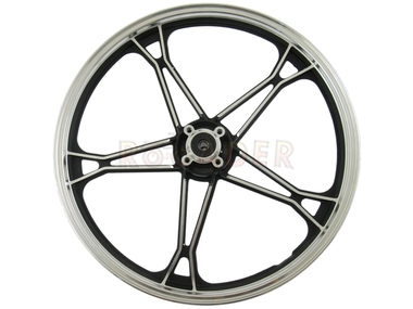 Koło 18" x 1,60 (felga) - GB MOTORS Street, ZIPP Neken, BENZER Shaft (przód, aluminiowa, czarna)