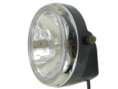 Lampa przednia GB MOTORS Street, ZIPP Neken, BENZER Shaft (żarówka BA20d, homolagacja)