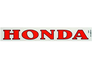 Naklejka HONDA - 16,5 x 2cm czerwona