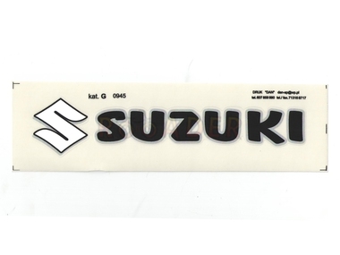 Naklejka SUZUKI - 16,5 x 3,5cm czarna