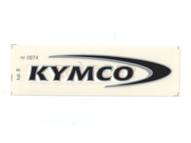 Naklejka KYMCO - 11,5 x 2,5cm czarna