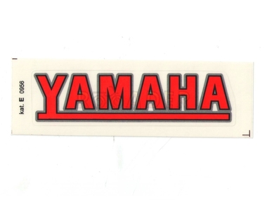 Naklejka YAMAHA - 11 x 3cm czerwona
