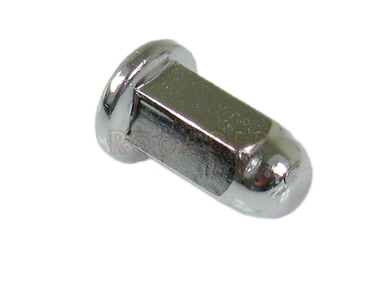 Nakrętka szpilki wydechu GY6 50/80 i 139/147/152FMB (M6, długość 22mm, chrom) - JUNAK 103, 104, 106, 108, 901, 902, 903, 904, 905, 906, 907, ADV 50, RAW-50
