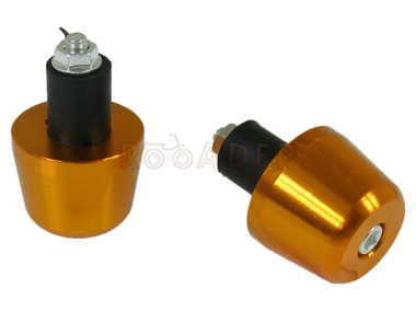 Końcówki - ciężarki kierownicy uniwersalne WM-56905 ZŁOTE (Ø34mm/28mm)