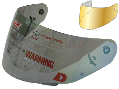 Szyba kasku LS2 FF351, FF352, FF369, FF384 iridium gold (lustrzana złota)