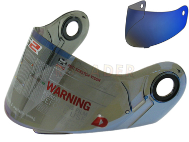 Szyba kasku LS2 FF325, FF370, FF386 iridium blue (lustrzana niebieska)