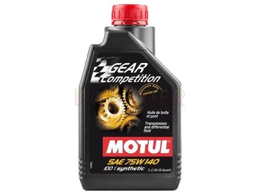 Olej MOTUL  Gear Competition 75W140 - 100% syntetyczny olej przekładniowy - opakowanie 1 litr
