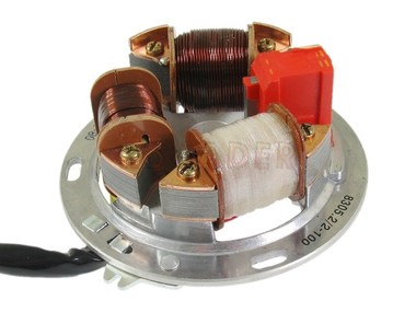 Iskrownik (stator) SIMSON 12 Volt, zapłon elektroniczny MZA 8305.2/2 (42/21W) (oryginał MZA)