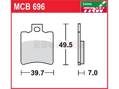 Katalog klocków hamulcowych trw