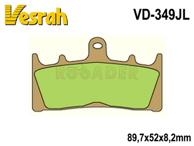 Klocki hamulcowe VD-349JL (FA188, MCB659)