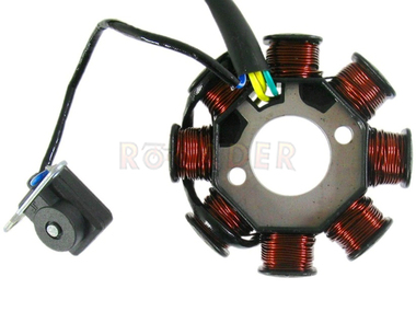 Stojan alternatora JUNAK 901, 902, 904, 905 (8 cewek, 4 przewody)