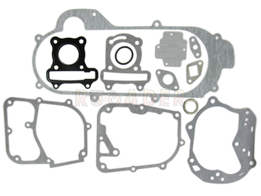 Komplet uszczelek silnika GY6  80 - skutery z silnikiem 4T - 80cm3, Ø47,00mm, długość napędu 40 cm