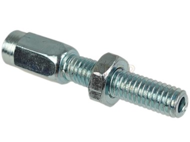 Śruba regulacji linki hamulca i sprzęgła WSK 125/175 (gwint M6 z nacięciem / długość 41mm/26mm)