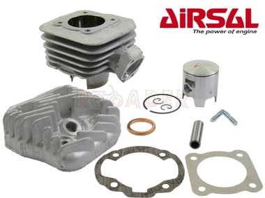 Cylinder PEUGEOT Buxy, Vivacity, Speedfight, TKR, Trekker, Elyseo, Elystar, Looxor, Zenith 50 2T A/C - 70cm3, Ø47,60mm, sworzeń 12mm, NICASIL (zestaw z głowicą)