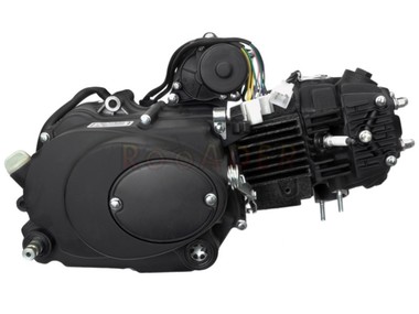 Silnik typ 154FMB - 125cm3, 4 biegi, manualny, górny rozrusznik, czarny - do motorowerów Romet, Router, Junak, Barton, Benzer, GB Motors, Kingway, Kymco, Zumico, Zipp i innych