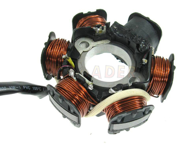 Stojan alternatora HONDA, KYMCO, PEUGEOT, DAELIM, SYM 50cc (6 cewek)
