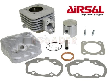 Cylinder PEUGEOT Ludix, Vivacity New, Citystar, Kisbee, Streetzone, Speedfight 3 50 2T A/C - 70cm3, Ø47,60mm, sworzeń 12mm, NICASIL (zestaw z głowicą)