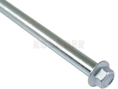 Oś koła tył GB MOTORS Street, ZIPP Neken, BENZER Shaft (średnica 15mm / długość 240mm/255mm / gwint M14x1,5)