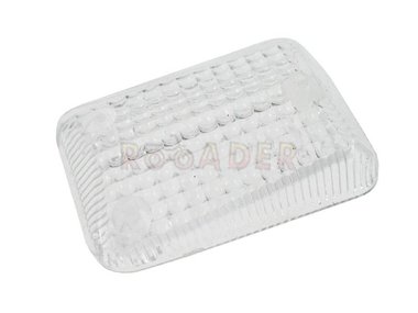 Klosz kierunkowskazu prostokątnego mini C-1279 i C-1285 - biały (crystal)