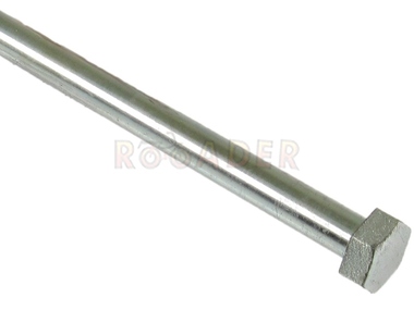 Oś wahacza tylnego SHINERAY 50Q-2E; KINGWAY Father 50 (średnica 10mm / długość 240mm/248mm / gwint M10x1,25)