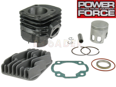 Cylinder CPI, KEEWAY, ROMET, JUNAK, BARTON, ZIPP i inne skutery z silnikiem 2T - 70cm3, Ø47,00mm, sworzeń 12mm (zestaw z głowicą)