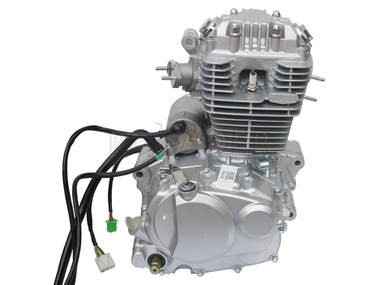 Silnik typ 156FMJ - 125cm3, 5 biegów, manualny + gaźnik, cewka i przekaźnik - do motocykli Romet, Junak, Barton, Zipp