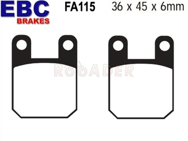 Klocki hamulcowe EBC SFA115 (MCB535)