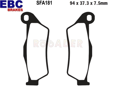 Klocki hamulcowe EBC SFA181 (MCB648)