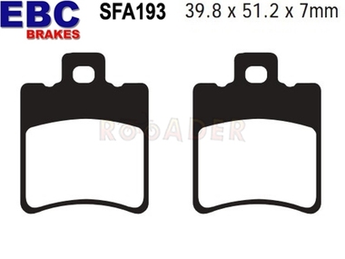 Klocki hamulcowe EBC SFA193 (MCB696)