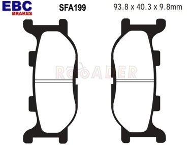 Klocki hamulcowe EBC SFA199 (MCB666)