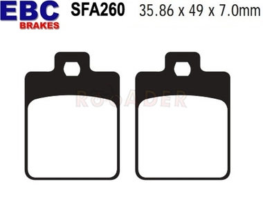 Klocki hamulcowe EBC SFA260 (MCB695)