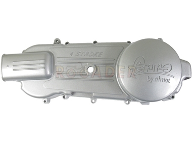Obudowa przekładni CVT do GY6 125/150 z kołem 12" - długość 45cm, srebrna