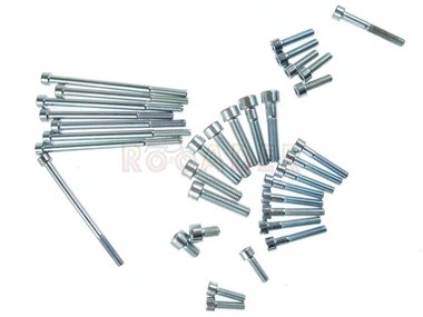 Śruby do silnika GY6 50/80 - skutery z silnikiem 4T 50/80cm3 - Romet, Router, Barton, Junak, Motobi, Moto Ventus, Kingway, Zipp i inne (komplet na cały silnik)
