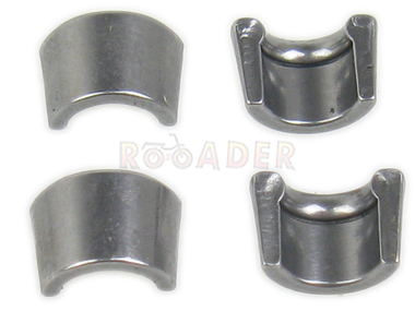 Zabezpieczenie zaworu głowicy Ø4,9mm (wypustka u góry) - do silników GY6 50/80/125 - Romet, Router, Barton, Junak, Motobi, Moto Ventus, Kingway, Zipp i inne (komplet 4 sztuki)