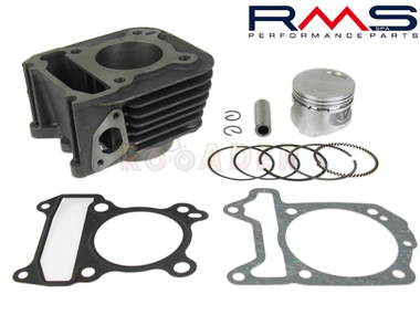 Cylinder PIAGGIO Liberty, Fly, Skipper, Typhoon, X8, Zip 125 4T / VESPA ET4, LX, LXV, S 125 4T / APRILIA Mojito, SR 125 4T / DERBI Boulevard, Sonar, Variant 125 4T - 125cm3, Ø57,00mm, sworzeń 15mm