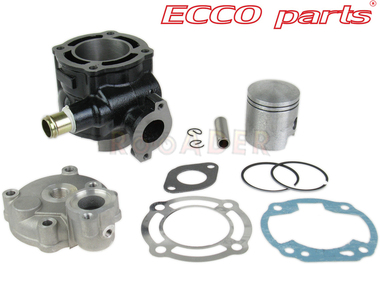 Cylinder SUZUKI AY Katana, UX Zilion 50 2T L/C; DERBI Predator; APRILIA SR50 Sport, SR2000; MORINI 50 2T L/C - 70cm3, Ø47,00mm, sworzeń 12mm (zestaw z głowicą)