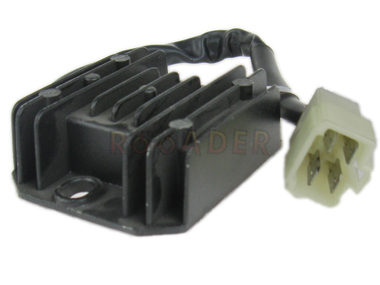 Regulator napięcia SHINERAY XY150-17 - do motocykli Romet, Barton, Junak, Zipp 125/150 - 1 kostka, 4 piny