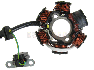 Stojan alternatora PEUGEOT Buxy, Speedfight (6 cewek)