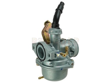 Gaźnik do silników FMB 50/70/110cm3 - do motorowerów Romet, Router, Barton, Benzer, GB Motors, Kingway, Zumico, Zipp i innych - gardziel 17,0mm, przepustnica Ø15mm, ssanie na linkę (typ PZ19)