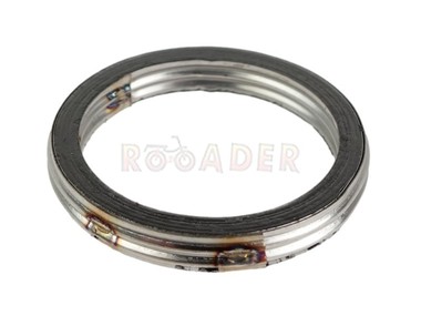 Uszczelka wydechu Ø34mm / Ø27mm / 4,5mm - skutery HONDA, PEUGEOT, KEEWAY, ZIPP, BARTON, JUNAK i inne z silnikiem 2T