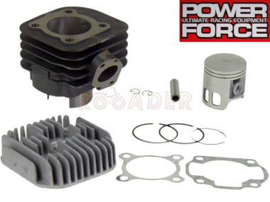 Cylinder CPI, LONGJIA, ROMET, ZIPP i inne skutery z silnikiem 2T - 70cm3, Ø47,00mm, sworzeń 10mm (zestaw z głowicą)